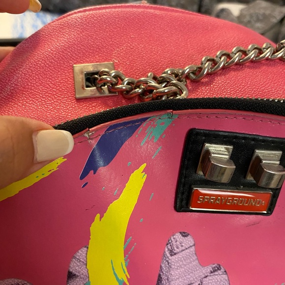 Sprayground one of one book bag. Excellent used condition, few marks, $100 - Picture 7 of 10